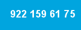922 159 61 75 922 159 61 75